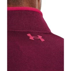 Under Armour 1/2-Zip Fleece Golf Sweater 1359971 -Galvie Green Sport 1359971 656 BCKDET