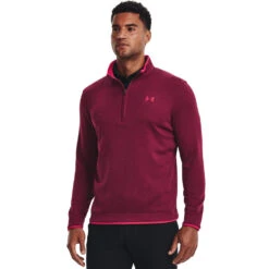 Under Armour 1/2-Zip Fleece Golf Sweater 1359971 -Galvie Green Sport 1359971 656 FC