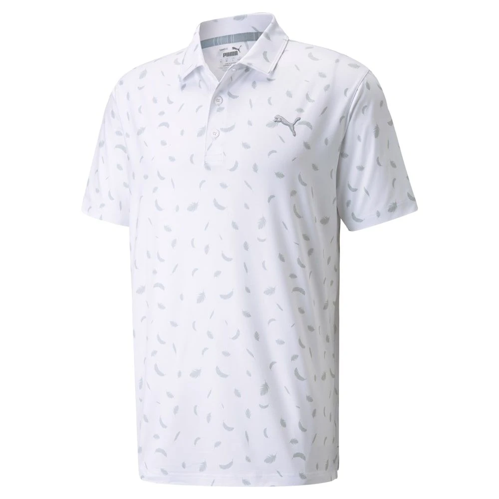 Puma Cloudspun Feathers Golf Polo Shirt 531092 3 Puma Cloudspun Feathers Golf Polo Shirt 531092