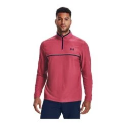Under Armour Golf Playoff 2.0 Zip Top 1361821 -Galvie Green Sport Armour Golf Playoff Zip Top1361821 0