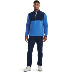 Under Armour Storm Daytona Half Zip Golf Top 1366280 -Galvie Green Sport Armour Storm Daytona Half Zip Golf Top 13