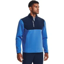 Under Armour Storm Daytona Half Zip Golf Top 1366280 -Galvie Green Sport Armour Storm Daytona Half Zip Golf Top 15