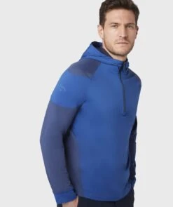 Callaway Mixed Media 1/4 Zip Golf Hoodie CGKFC056 -Galvie Green Sport Callaway Mixed Media 1 4 Zip Golf Hoodie CGKFC056 3