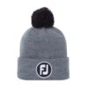 FootJoy Solid Pom Pom Golf Beanie FH22BSPOM -Galvie Green Sport FootJoy Solid Pom Pom Golf Beanie FH22BSPOM 3