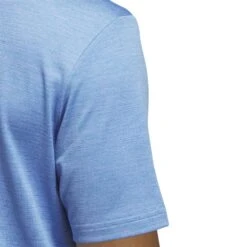 Adidas Primegreen Texture Stripe Golf Polo Shirt HR9071 -Galvie Green Sport HR9071 8 APPAREL OnModel DetailView2 white