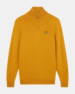 Lyle & Scott Quarter Zip Golf Pullover KN1041G -Galvie Green Sport KN1041G A06 5