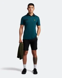 Lyle & Scott Aviemore Golf Polo Shirt SP1463G -Galvie Green Sport Lyle Scott Aviemore Golf Polo Shirt SP1463G 12