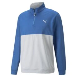 Puma Gamer Colour Block 1/4 Zip Golf Top 532985