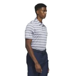 Adidas 2-Colour Stripe Golf Polo Shirt IA5444 -Galvie Green Sport adidas 2 Colour Stripe Golf Polo Shirt IA5444 1