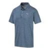 Puma Rotation Stripe Golf Polo Shirt 578790 -Galvie Green Sport puma rotation stripe golf polo shirt 578790 93